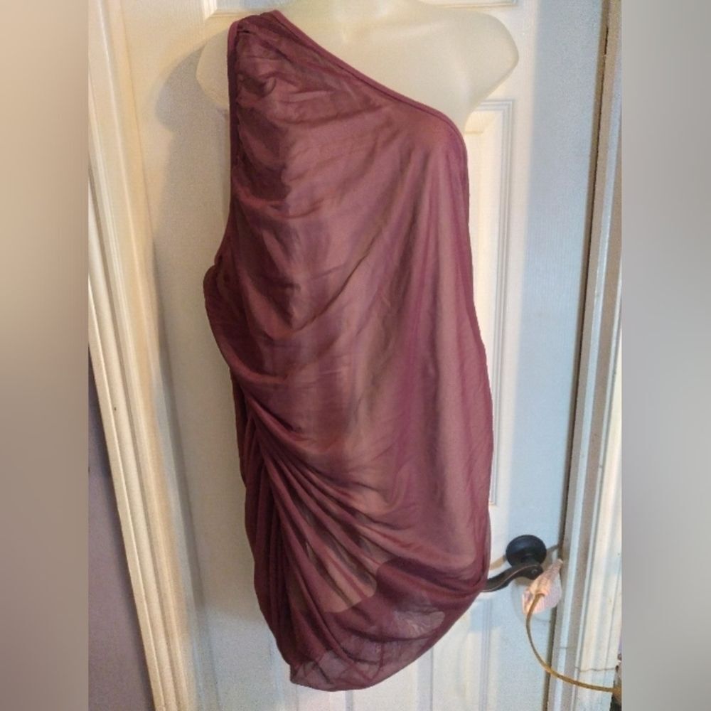 Torrid Top Burgundy one shoulder Sz 5X
